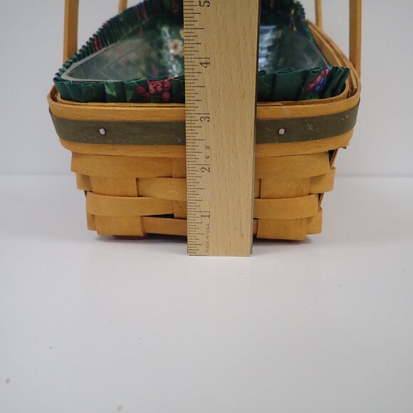 Vintage Longaberger Wedge Vegetable Basket - Picture 7 of 8